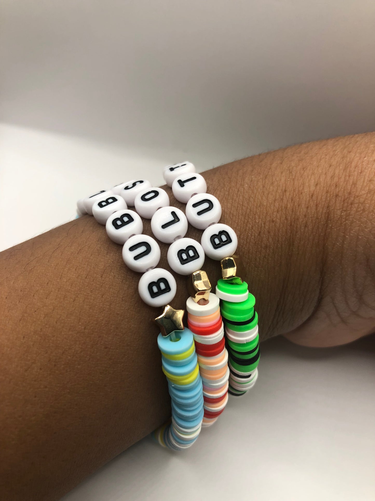 Powerpuff Girls Clay Bead Bracelets